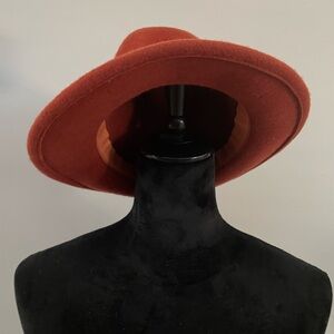Burnt orange cowgirl soft hat